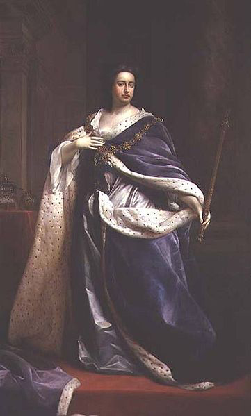 Portrait of Queen Anne with the order of Saint George